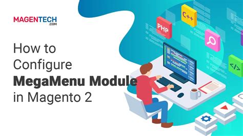 How to configure megamenu in magento 2 .